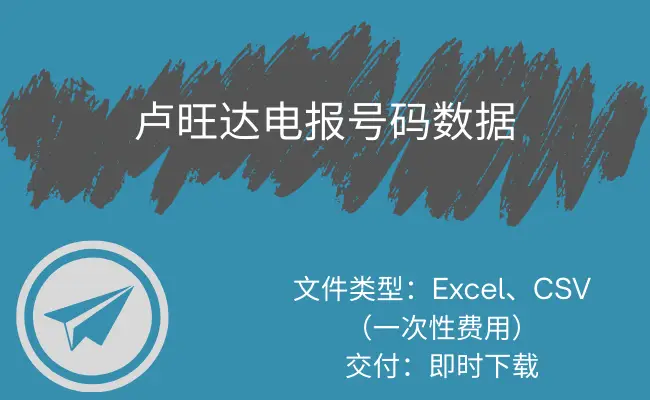 卢旺达电报号码数据